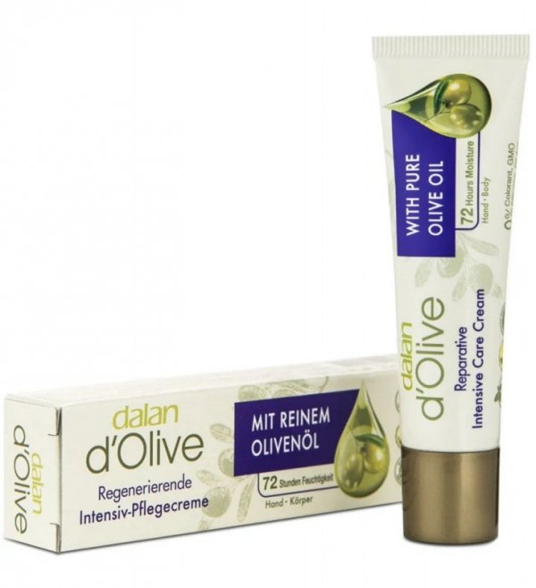 Oliwkowy Krem do rąk intensywnie nawilżający, DALAN d`Olive, 20 ml