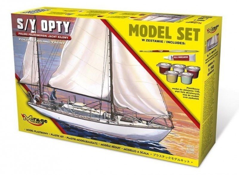 Mirage 850093 1 50 [MODEL SET] Jacht S Y Opty - Yacht - Okręty