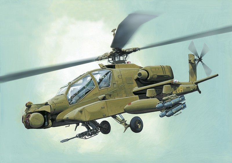 Mirage 72052 1/72 AH-64A Apache IFOR-Bośnia śmigłowiec szturmowy