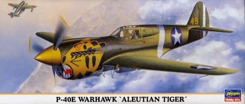 Hasegawa 00372 1/72 P-40E WARHAWK 'Aleutian Tiger'