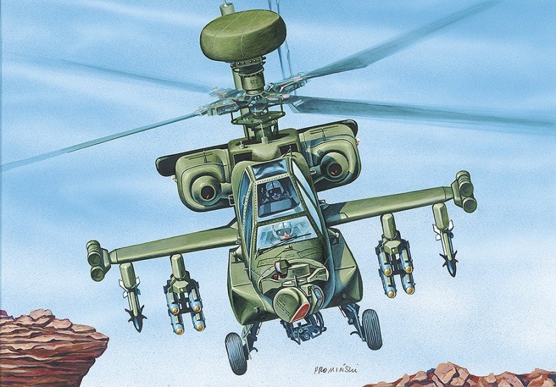 Mirage 72053 1/72 WAH-64 śmigłowiec szturmowy
