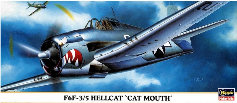 Hasegawa 00181 1/72 F6F-3/5 Hellcat 'CAT MOUTH'