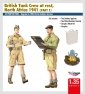 MIRAGE 350012 1:35 British Tank Crew at Rest, North Africa 1941 (Part I) 