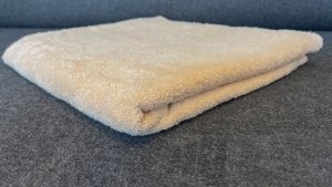 Ręcznik frote, hotelowy, gładki, ecru, 450 g/m2