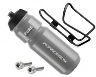 ZESTAW KROSS PURE BIDON 750 ml + KOSZYK KROSS CART