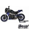 Mocowanie tablicy rejestracyjnej ERMAX UNDERTAIL Yamaha MT-09 2014 - 2016