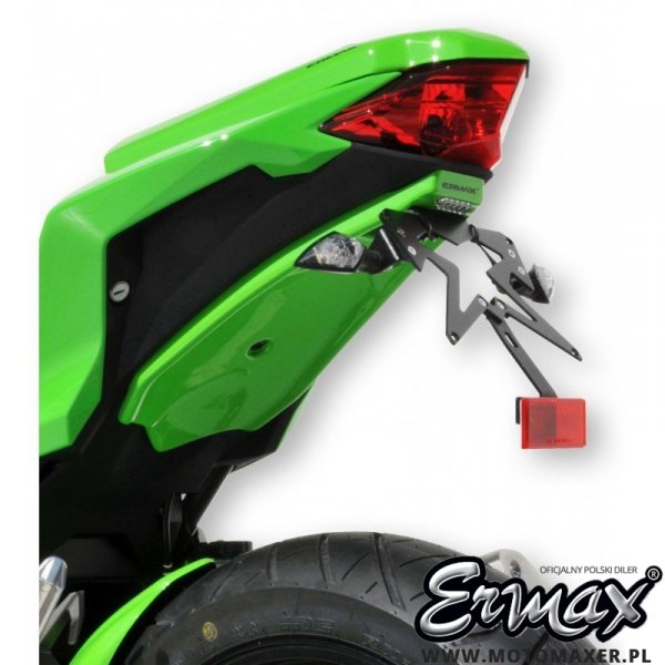 Mocowanie tablicy rejestracyjnej ERMAX UNDERTAIL Kawasaki NINJA 300 2013 - 2017