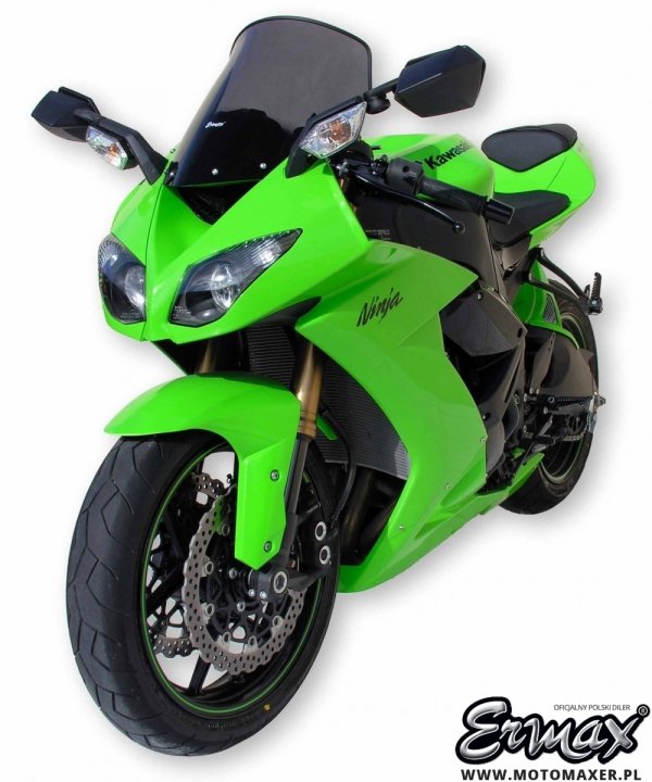Szyba ERMAX HIGH 33 cm Kawasaki ZX-10R NINJA 2008 - 2010