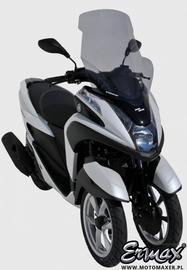 Szyba ERMAX SCOOTER HIGH z osłonami na ręce 66 cm YAMAHA Tricity 125 / 155 ccm 2014 - 2024