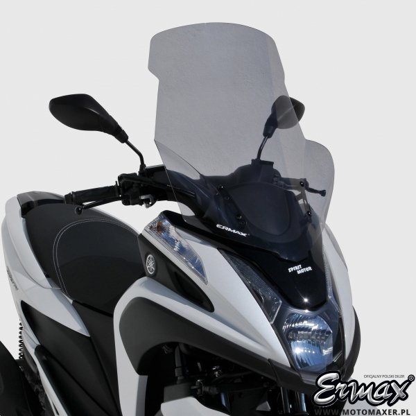 Szyba ERMAX HIGH 68 cm z osłonami na ręce MBK Tryptik 125 2014 - 2019