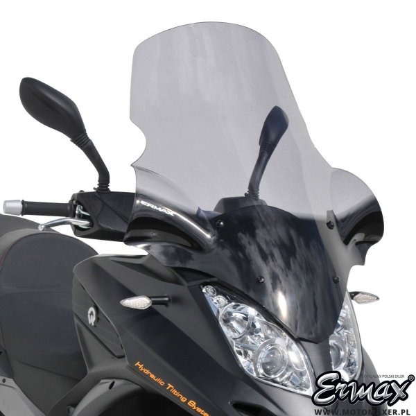 Szyba ERMAX SCOOTER HIGH 80 cm z osłonami na ręce Quadro QV4 2018 - 2021