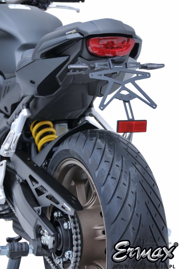 Aluminiowy uchwyt tablicy rejestracyjnej ERMAX PLATE HOLDER Honda CB650R 2021 - 2024