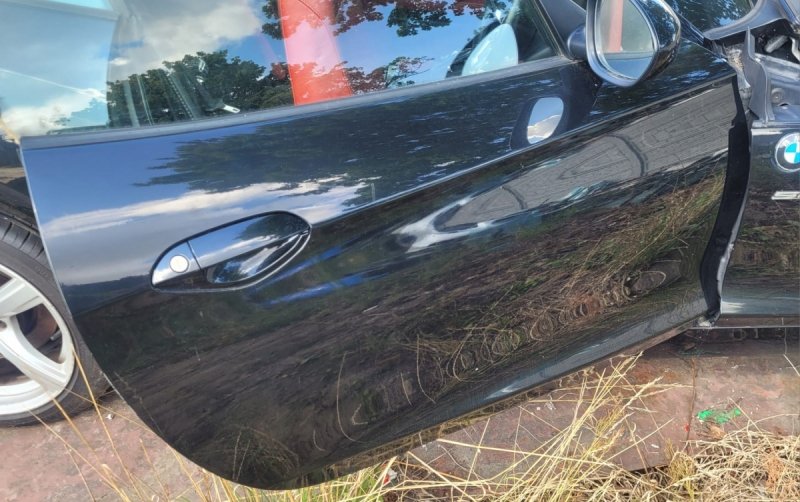 DRZWI PRAWE CZARNE 475  BMW Z4 E89 W KOLOR BEZ MALOWANIA BLACKSAPHIRE 