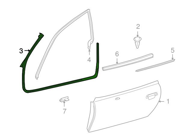 USZCZELKA DRZWI PROGU BMW Z3 LEWA ŁADNA ORYGINAŁ 8397375