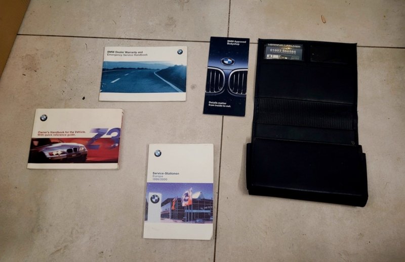 INSTRUKCJA + ETUI  + INNE  BMW Z3 ORYGINAŁ  PO ANGIELSKU