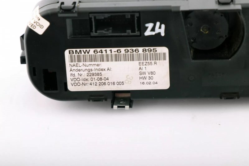 PANEL OGRZEWANIA KLIMY BMW Z4 E85 E86 6936895 KLIMATYZACJI