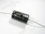  Kondensator elektrolityczny osiowy 22uF/500V