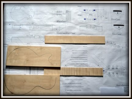 Plan budowy gitary GIBSON LESPAUL