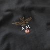 Aeronautica Militare czarny t-shirt koszulka męska crew-neck SC0TI001J508-34300