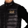 Emporio Armani EA7 bezrękawnik męski czarny złote logo 8NPQ01-PN29Z-0208