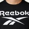 Reebok t-shirt koszulka męska czarna bawełna Big Logo Tee HD4222