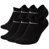 Nike skarpety stopki czarne Everyday Cushioned 6pack SX7675-010