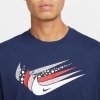 Nike t-shirt koszulka męska sportowa granatowa DN5243-410