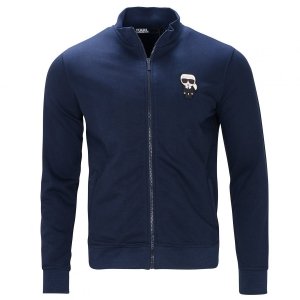 Karl Lagerfeld bluza męska granatowa rozpinana logo 705895-500900-690