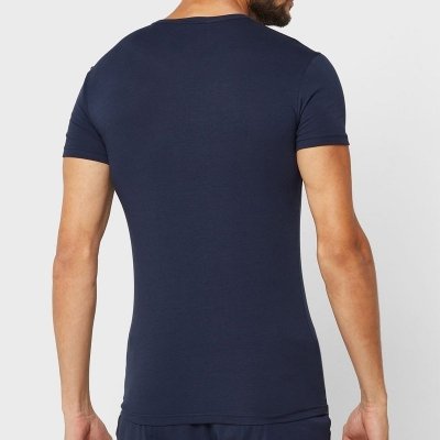 Emporio Armani t-shirt koszulka męska granat i niebieski 2-pack 111670-3R715-50336