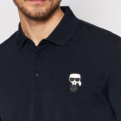 Karl Lagerfeld koszulka polo męska granatowa 745022-500221