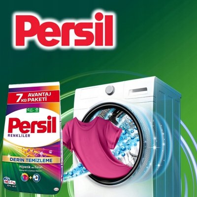 3 x Persil proszek do prania kolorowych tkanin Deep Clean 7 kg