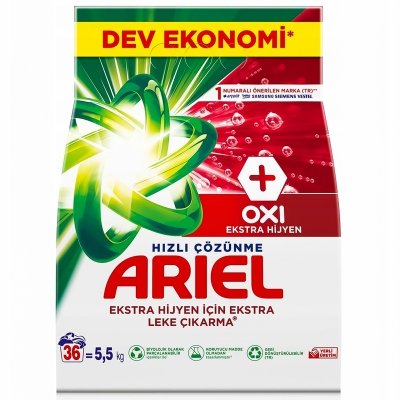 Ariel proszek do prania białych tkanin Ultra Oxi Ekstra Higiena 5,5 kg