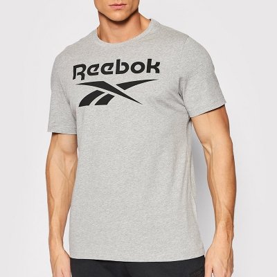 Reebok t-shirt męski szary bawełna Big Logo Tee HD4219