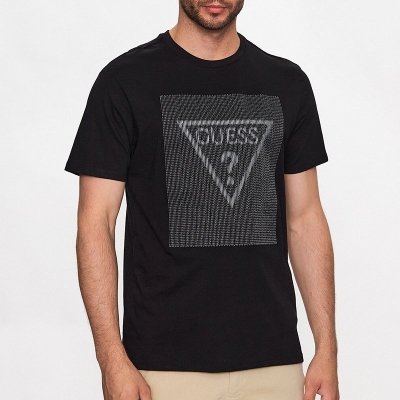 Guess t-shirt koszulka męska czarna M3YI91K9RM1-JBLK