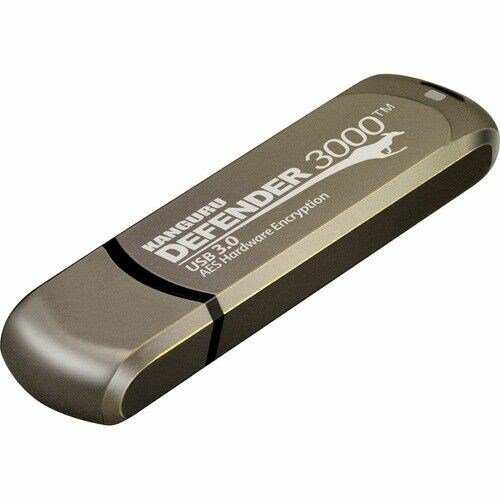 Przenośny dysk Kanguru Solutions Kanguru Defender 3000 - 256 GB - USB Type-C - 3.2 Gen 1 (3.1 Gen 1) - 300 MB/s - Zaślepka - Sza