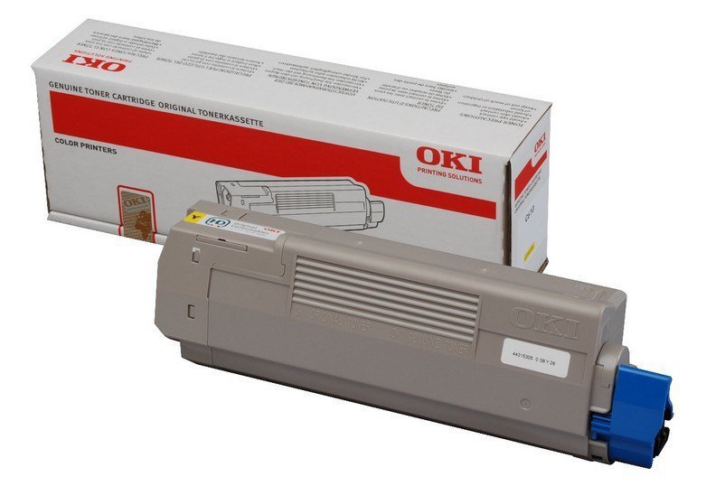 OKI 44315305 kaseta z tonerem 1 szt. Oryginalny Żółty