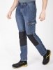 RICA LEWIS WORKWEAR - WYTRZYMAŁE JEANSY ROBOCZE Z WZMOCNIENIAMI KOLAN  CORJE2