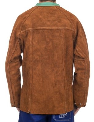 WELDAS-Lava Brown™ skórzana kurtka spawalnicza z dwoiny bydlęcej 44-7300 