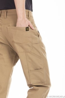 Spodnie przewiewne bawełniane elastyczne ze streczem CARP | Rica Lewis Workwear