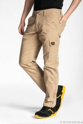 Spodnie przewiewne bawełniane elastyczne ze streczem CARP | Rica Lewis Workwear