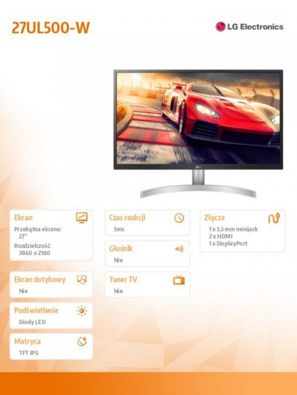 Monitor 27 27UL500-W