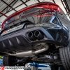 Podwójny tłumik końcowy Cupra Leon 2.0TSI 180kW RAGAZZON BLACK sportowy wydech
