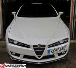 Dokładka zderzaka front lip splitter STILE ITALIA CARBON Alfa Romeo Brerra / Spider 2006 - 2010