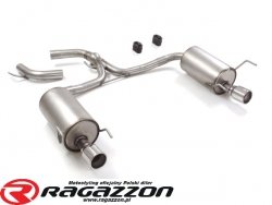 Tłumik końcowy podwójny RAGAZZON 90mm sportowy wydech Alfa Romeo 159 1.9 JTS