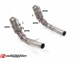 Katalizatory metaliczne 200cpsi Alfa Romeo Stelvio 2.9 Quadrifoglio od 08/2018 z GPF RAGAZZON sportowy wydech