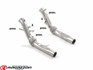 Downpipe Alfa Romeo Stelvio 2.9 Quadrifoglio od 08/2018 GPF RAGAZZON sportowy wydech 