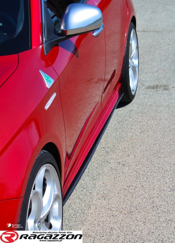 Dokładki progów side lips STILE ITALIA CARBON Alfa Romeo Giulietta
