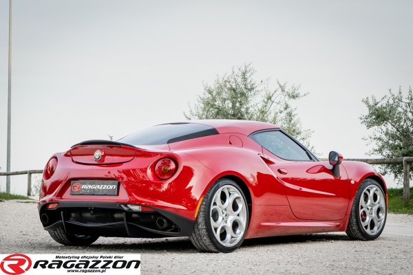 Spoiler klapy lotka boot lip STILE ITALIA CARBON Alfa Romeo 4C Coupe 1750 TBi 2013 - 2020