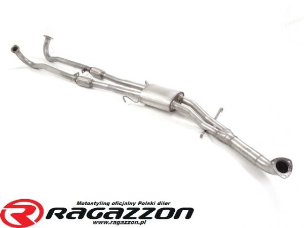 Tłumik środkowy Alfa Romeo GTV / GTV6 2.5 V6 RAGAZZON sportowy wydech