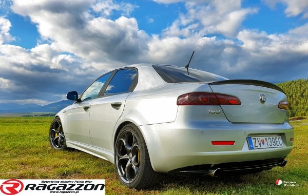 Spoiler klapy lotka boot lip STILE ITALIA CARBON Alfa Romeo 159 sedan